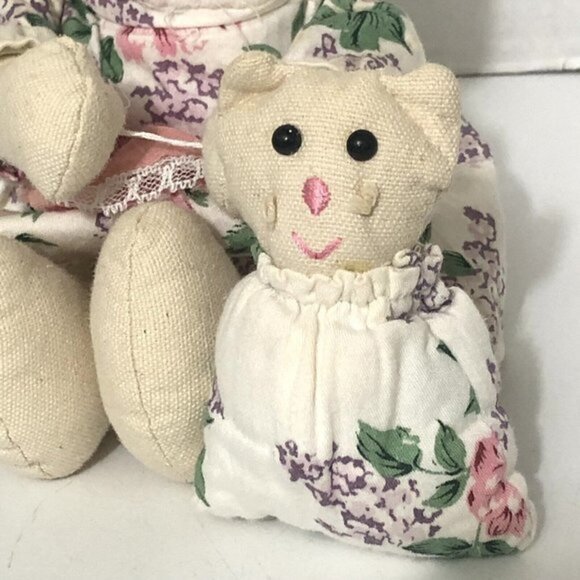 Cat Mom with Kitten Plush Toy Stuffed Animal 9.5” - Picture 7 of 9